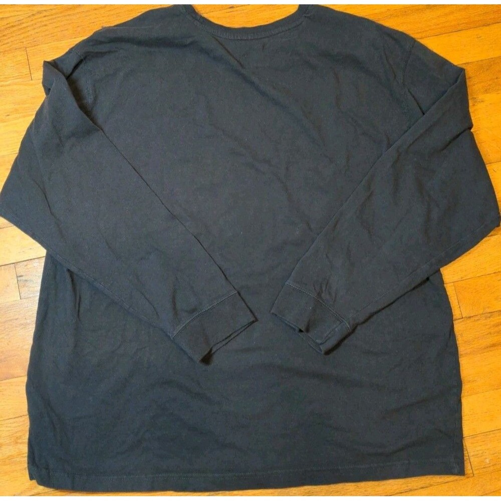 Redhead Long Sleeve Outdoors T Shirt Men's Size 2XL Ringer Neck Charcoal Cotton - Picture 5 of 5